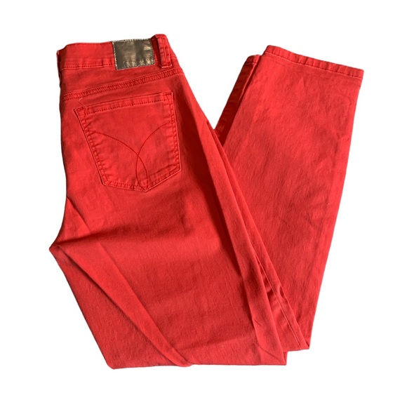 Calvin Klein pants. Orangish red. Size 27/4. - Picture 3 of 8